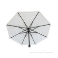 210cm White Outdoor Patio Umbrella , Metal Frame With Crank